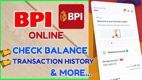 bpi online check balance